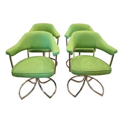mid century modern swivel tulip chairs by Cal-Style Furniture, circa 1980s