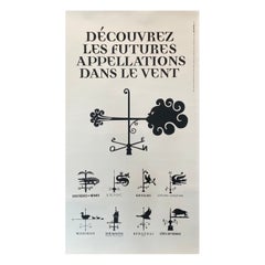 French Original Poster, ‘Decouvrez les futures appellations dans la vent’