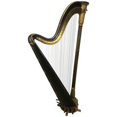 Antike Sebastian Erard-Konzert Harfe