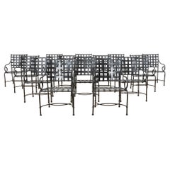 Conjunto de catorce sillones florentinos Richard Frinier para Brown Jordan
