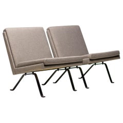Paar niederländische architektonische Loungesessel, 1960er Jahre