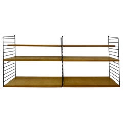 Mid-Century Nisse Strinning string design wall unit , 1960s