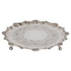 Grande salsiera d'argento di Dobson and Sons, XIX secolo