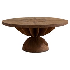 Italian midcentury Rosa dei Venti table by Mario Ceroli for Poltrona