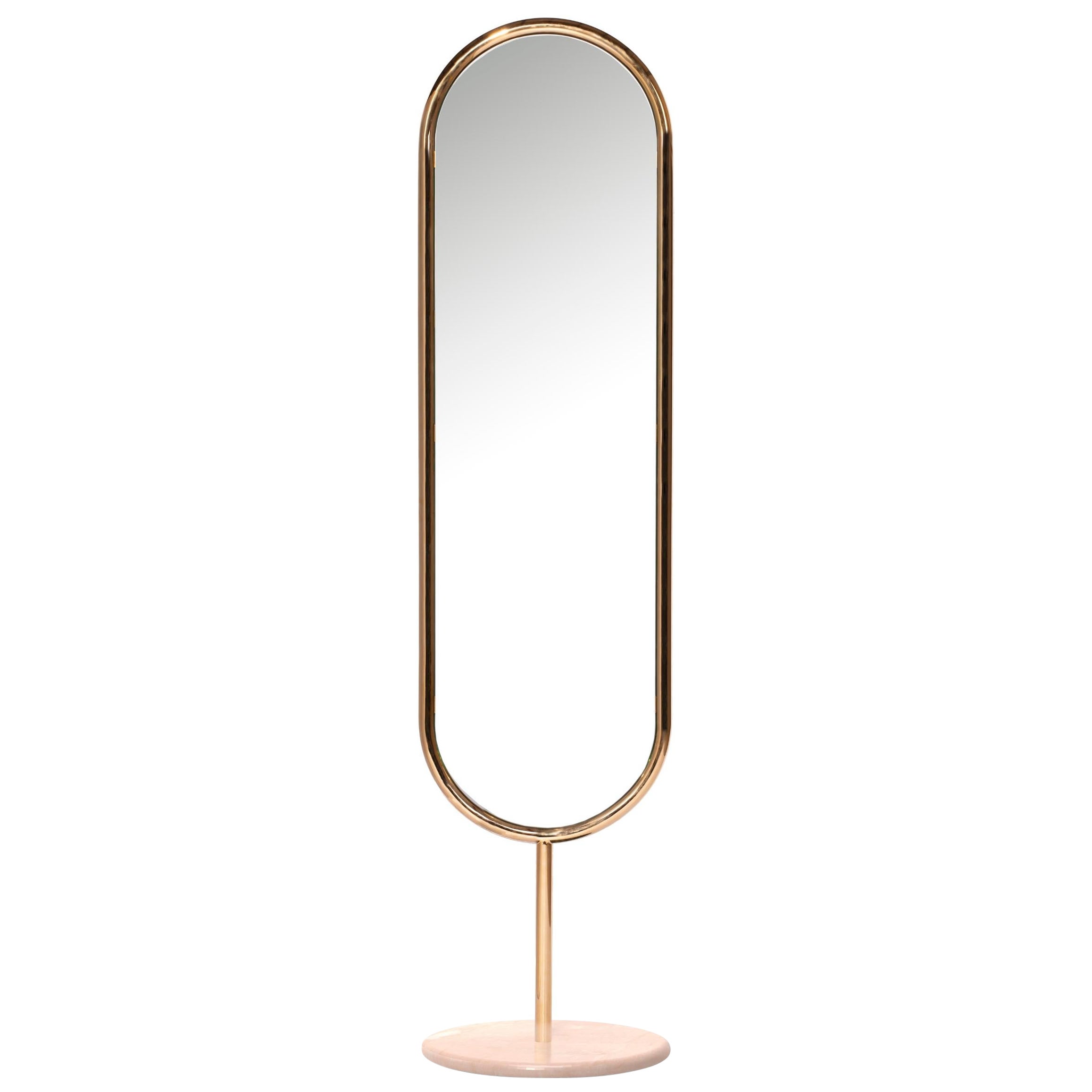 Marshmallow Floor Mirror