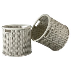 Used Portavasi in vimini, Gervasoni, 1970s, set di 2