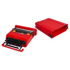 Italian modern Red Typewriter Valentine by Ettore Sottsass for Olivetti, 1970s