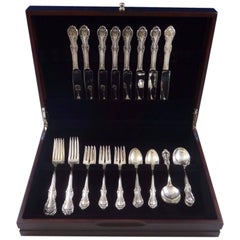 Vintage Joan of Arc by International Sterling Silver Flatware Set of 8 Service 40 Pieces