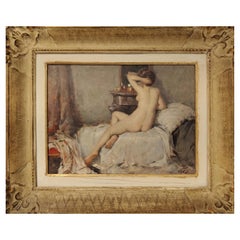 Nudo di donna, olio su tavoletta, 1940