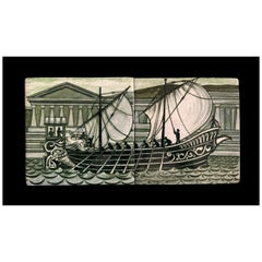 William De Morgan Tile Panel