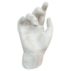 Large French Neoclassical Style Plaster Hand Sculpture