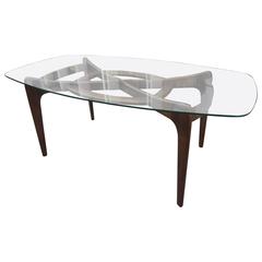 Adrian Pearsall Walnut Dining Table 
