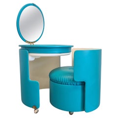 italian toelette trucco con poltrona Dilly Dally di L.Massoni per Poltrona Frau