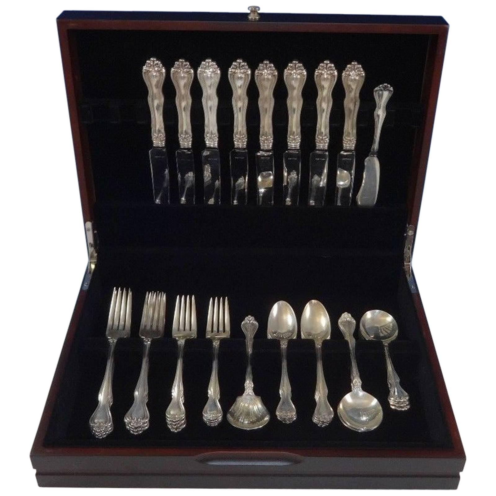 George & Martha by Westmorland Sterling Silver Flatware Set 8 Service 42 Pieces