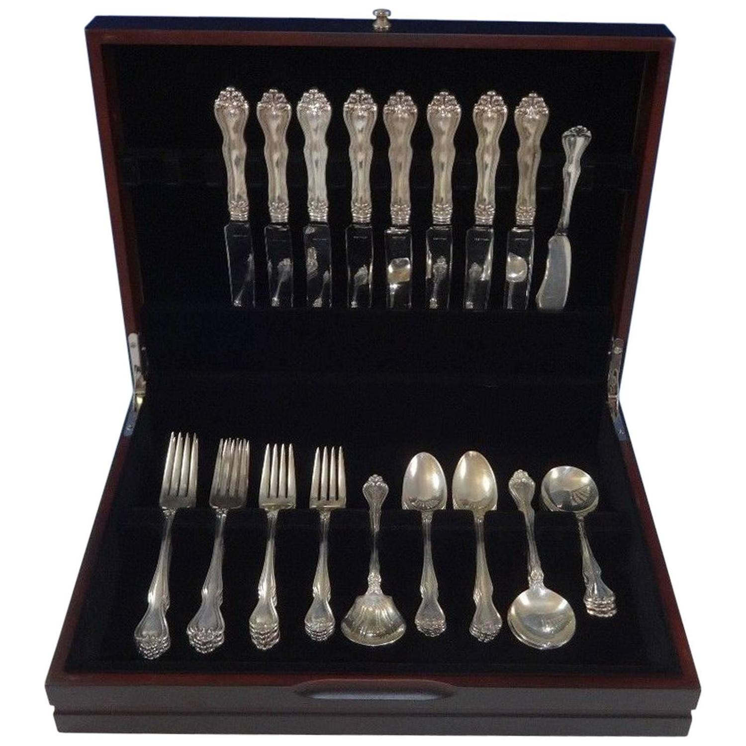 and Martha by Westmorland Sterling Silver Flatware Set 8 Service 42 Pieces at 1stdibs