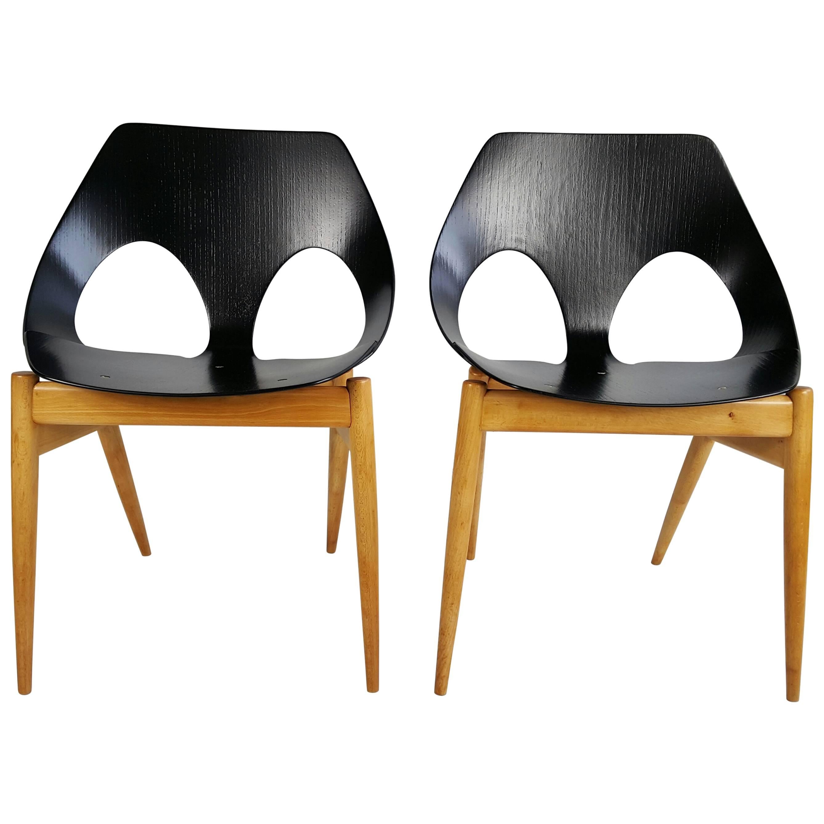 Modernist Pair of Plywood Chairs, Carl Jacob C2 "Jason" for Kandya For Sale