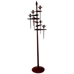 Vintage Floor Candelabrum by Herbert Simonson for James Martin