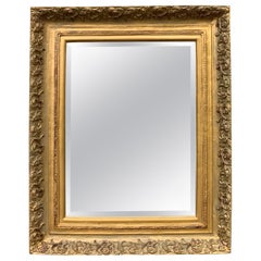 Antique Giltwood Wall Mirror, début du 20ème siècle