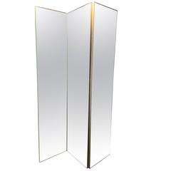 Monumental Three-Panel Mirrored Screen 11