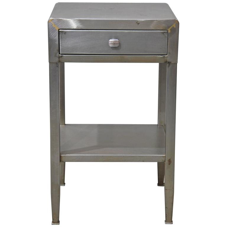 Simmons Modern Furniture Metal Side Table At 1stdibs