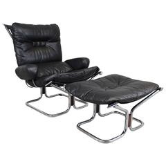 Ingmar Relling Lounge Chair and Ottoman for Westnofa