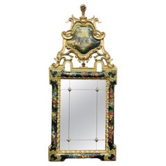 Antique Mirror, peint, Florentine / Venetian, Giltwood, 1920's Era !