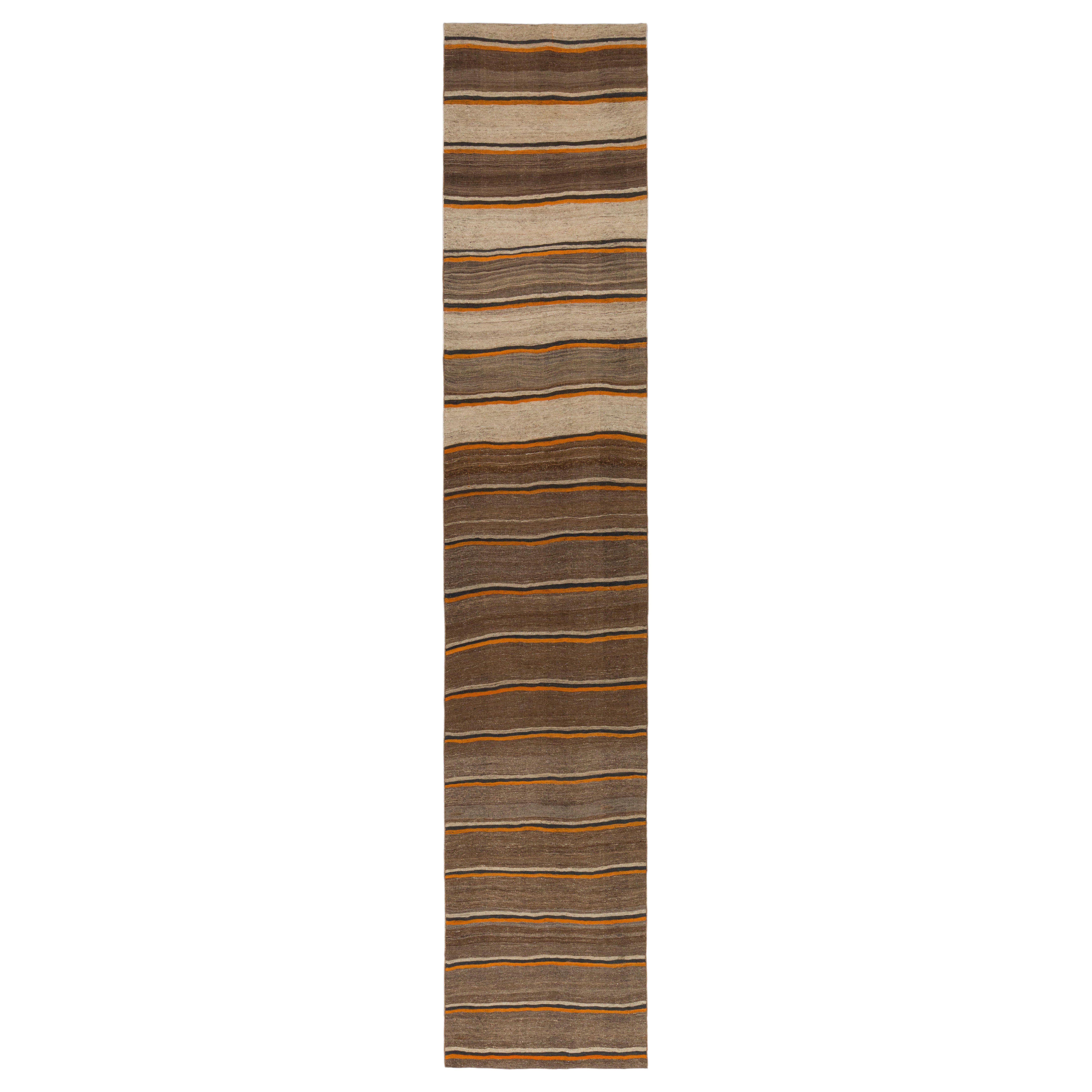 Vintage Flachgewebe-Läufer - Timeless Minimalist Craftsmanship