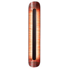 Handcrafted Sauron Wall Light, Marqueterie de paille