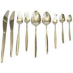 Georg Jensen Sterling Silver 'Cypress' Flatware Set of 108 Pieces for 12 Persons 3