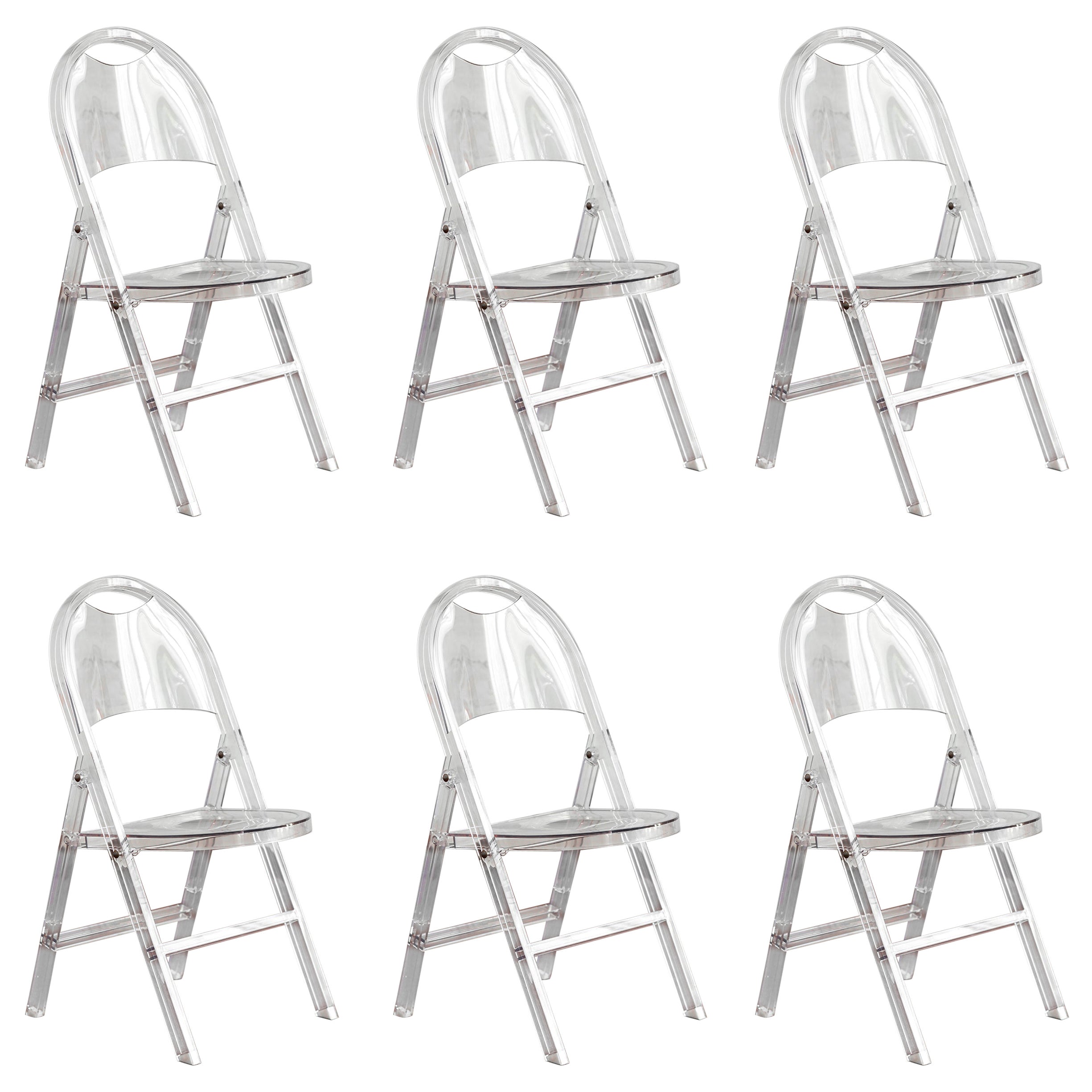 6 chaises Tric par Achille et Pier Giacomo Castiglioni pour BBB EMMEBONACINA en vente