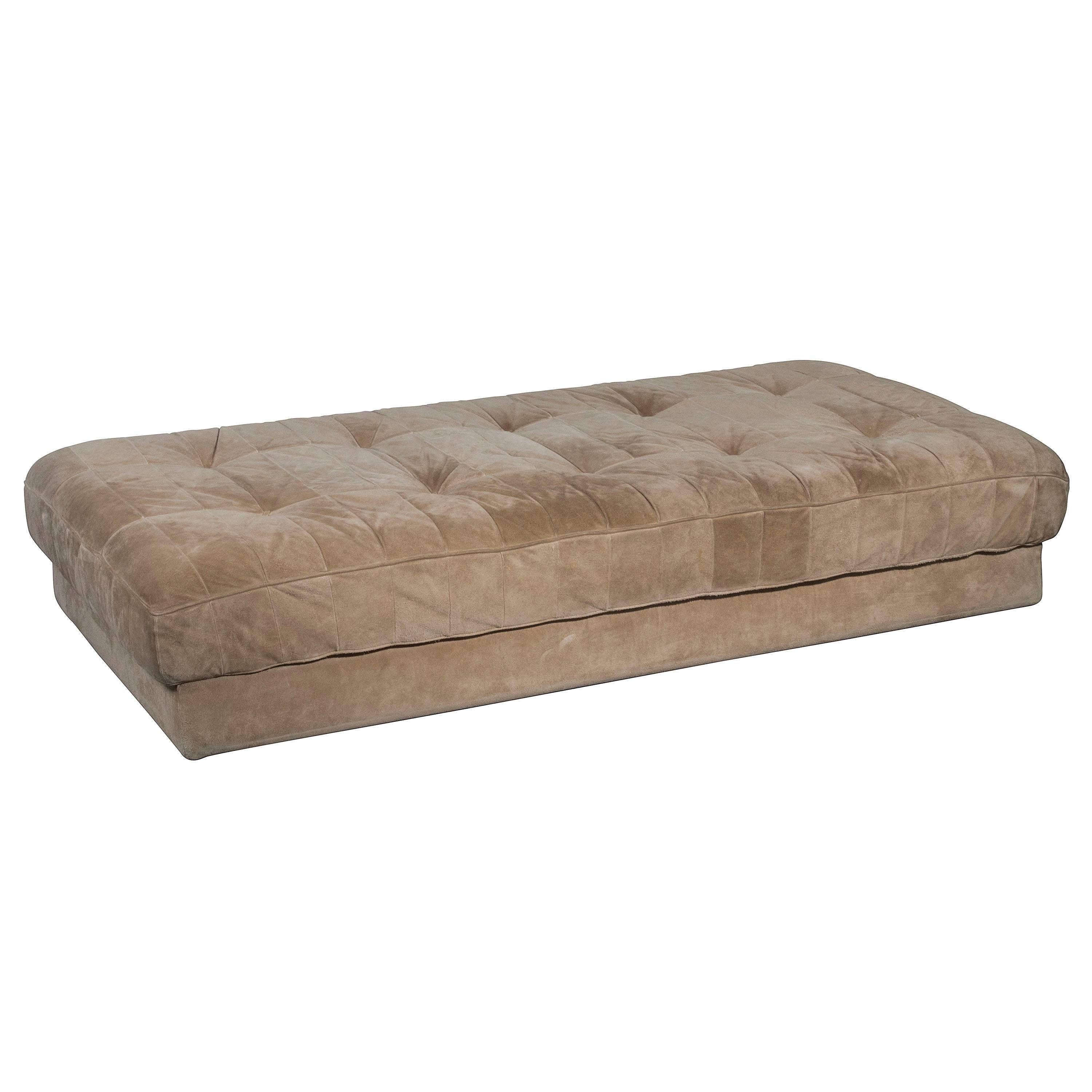 De Sede DS-80 Double Daybed in Suede Leather For Sale