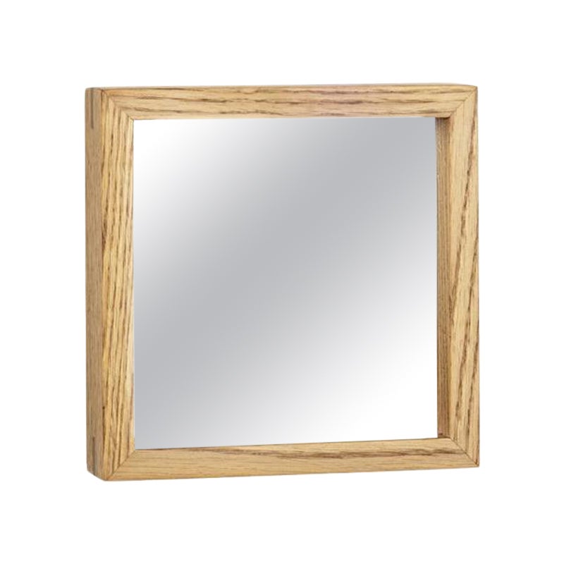 EDGE Mirror Small Square Oak