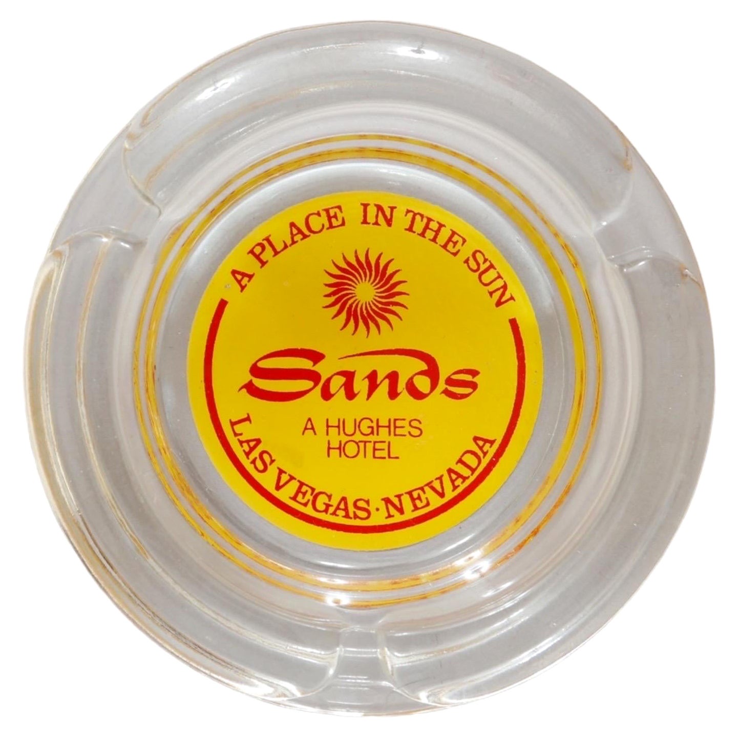 Posacenere in vetro del Sands Hotel Las Vegas