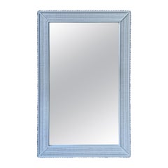Woven Rattan Mirror