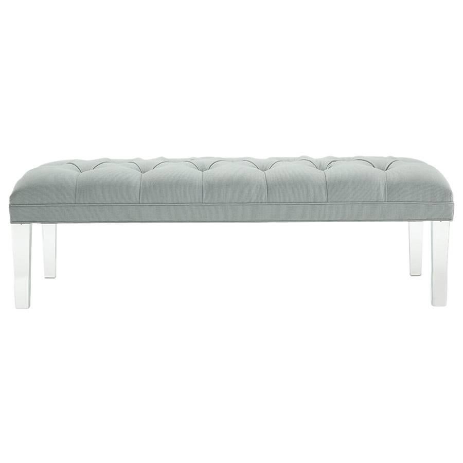 Tufted Cocktail Bench For Sale