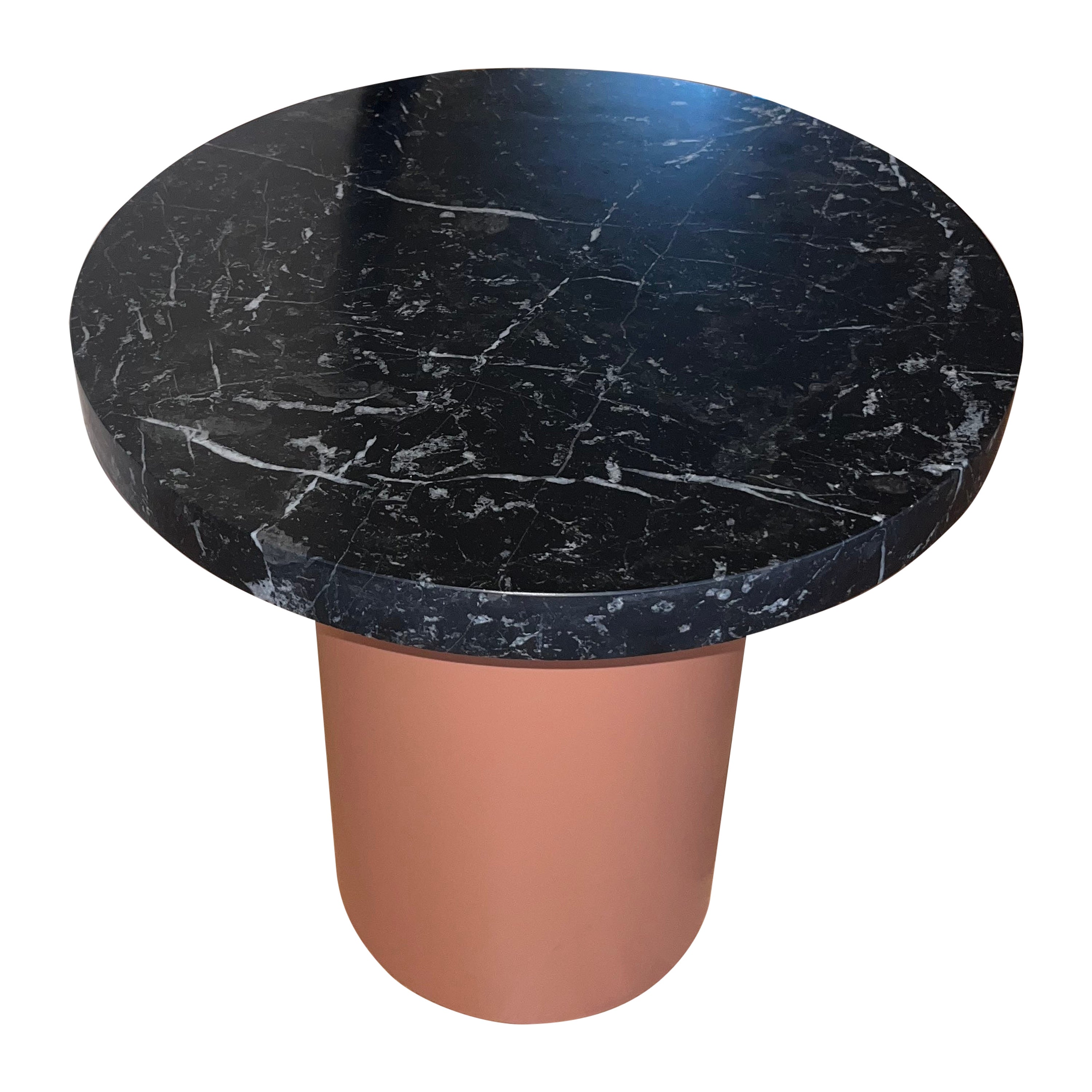 Mesa auxiliar Enoki con tapa de mármol negro by Philipp Mainzer in Stock