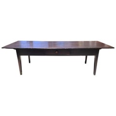 19thc Harvest /Farm  Walnut Table