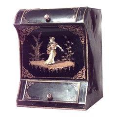 English Victorian Tole Spice Canisters