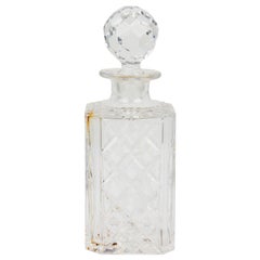 Decanter per whisky Baccarat in stile vittoriano francese con tappo