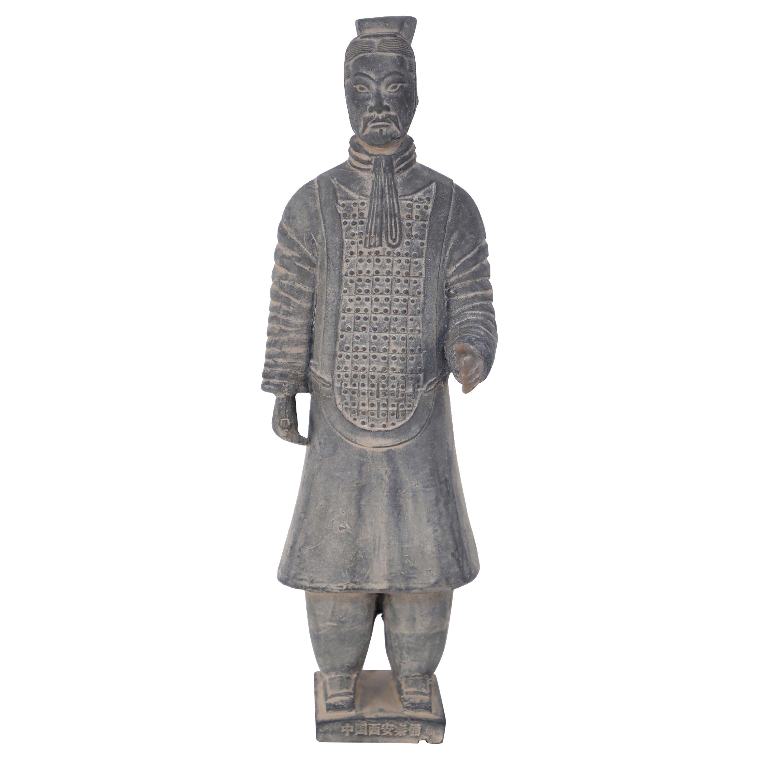 Chinesischer Qin Shi Huang-Terrakotta-Krieger im Mausoleum-Stil