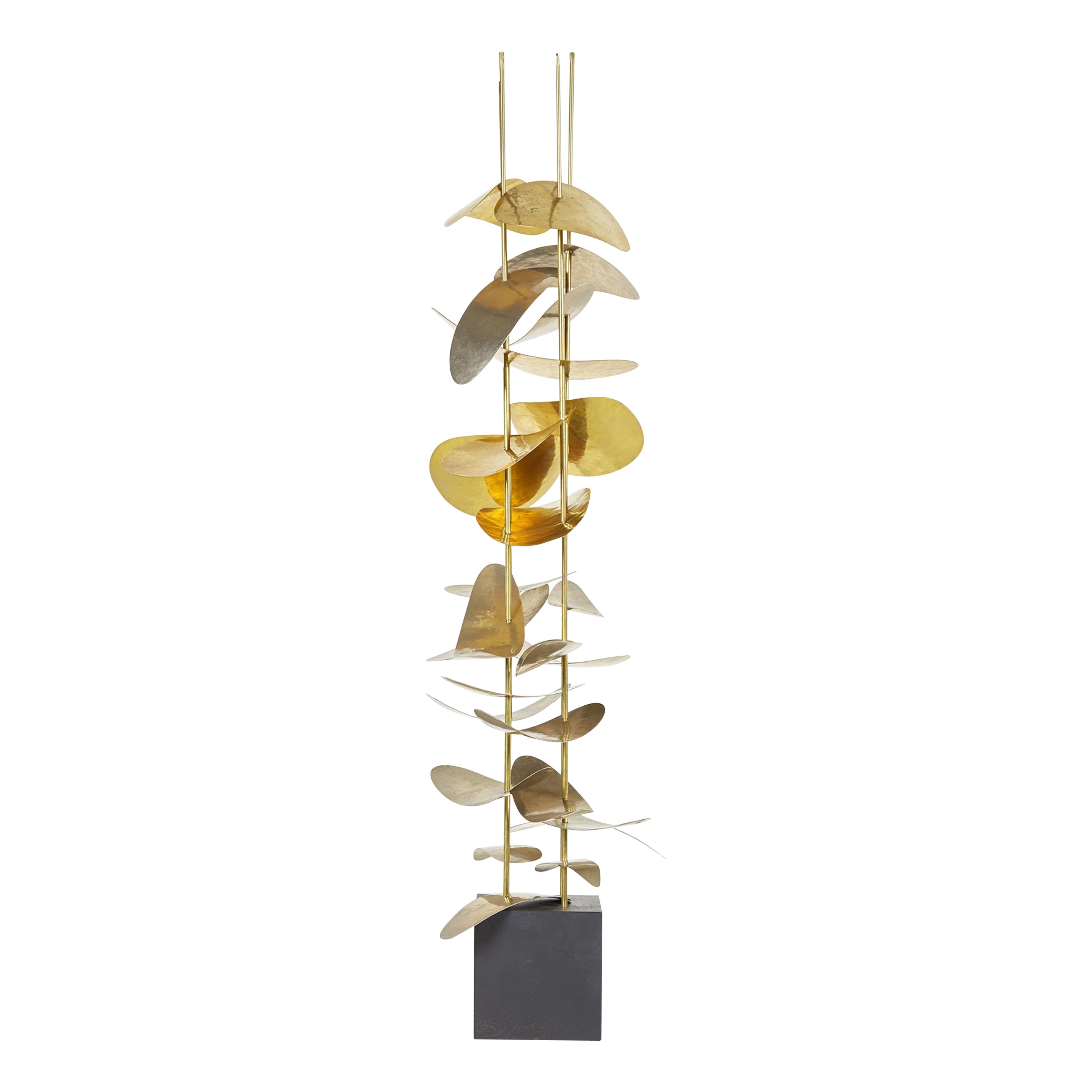 Robert Lee Morris: Skulptur „Quadruple Vines“ aus Messing und Nickel