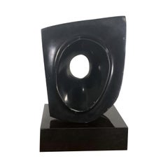 Escultura de piedra abstracta moderna argentina, Raul Varnerin, años 60
