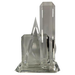 Amerikanische moderne Tisch-Skulptur aus Lucite, Van Teal