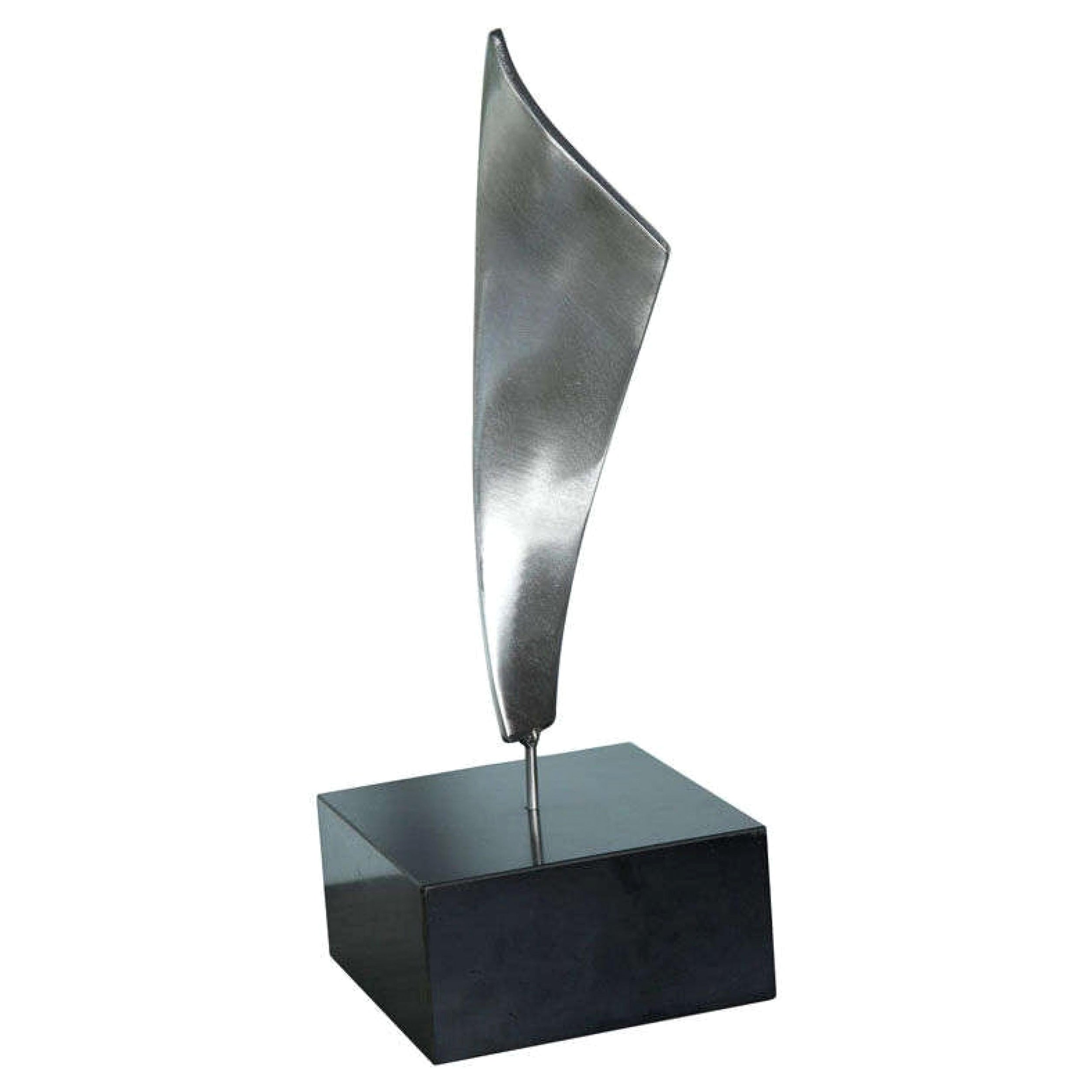 Kafka Stainless Steel Sculpture on Base