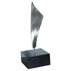 Kafka Stainless Steel Sculpture on Base