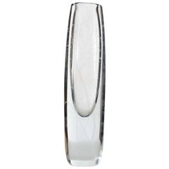 Vintage Scandinavian Mid-Century Art Glass Bud Vase