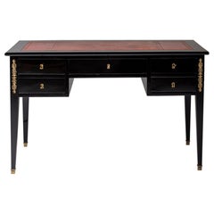 Antique Bureau Plat, late 19th Century