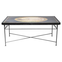 Table avec plateau en Scagliola, Italie, 2e moitié du 19e siècle