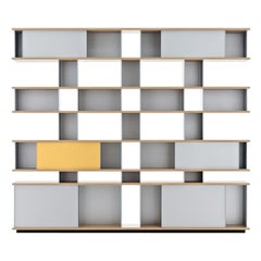 Étagère Nuage de Charlotte Perriand, bois et aluminium par Cassina