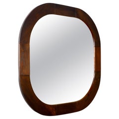 Espejo escandinavo de pino de Ikea, Suecia, años 70